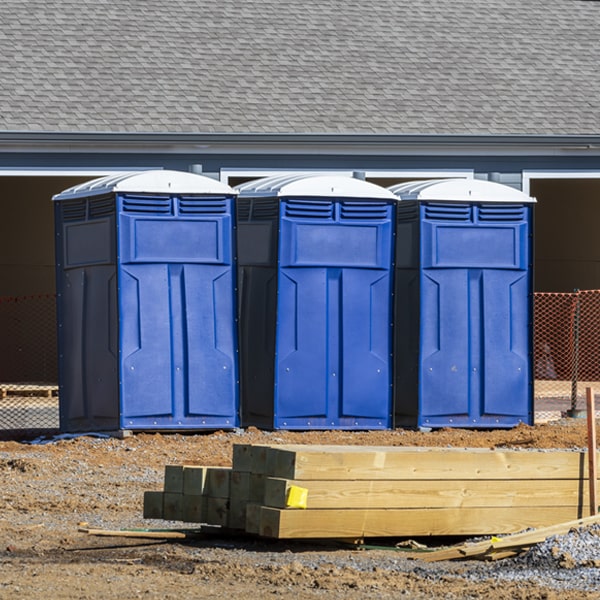 how can i report damages or issues with the portable toilets during my rental period in Keener North Carolina